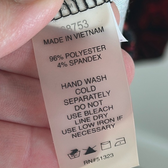 CHAUS Red & Black Velvet Maxi Dress - Picture 6 of 7